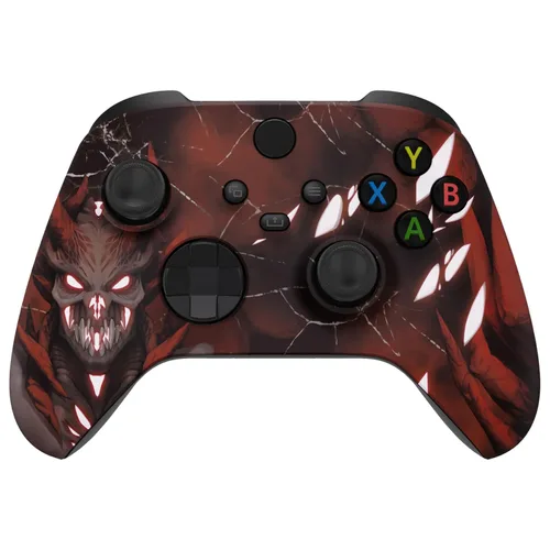 Vista 25 de eXtremeRate Custom Shell for Xbox Series X & S Controller - Revitalize Your Controller - Blood Zombie Replacement Cover Front Housing Cover for Xbox