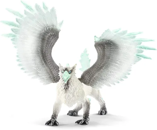 Vista 10 de Schleich Eldrador Creatures - Set de juego BattleCave Snow Slashe de 48 piezas para niños y niñas - Edades 7+ 42733