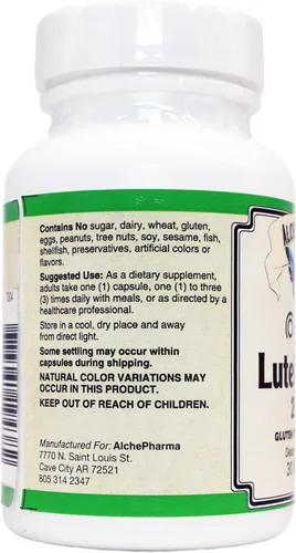 Vista 4 de Luteína Plus 20 MG (Luteína Libre Cristalina) w/Zeaxantina y Arándano - Lutemax®