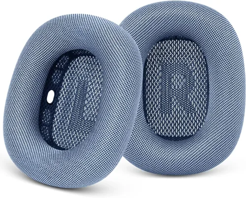 Vista 17 de GEVO Almohadillas de repuesto mejoradas para auriculares Apple AirPods Max, almohadillas de tela de malla para los oídos con espuma viscoelástica e