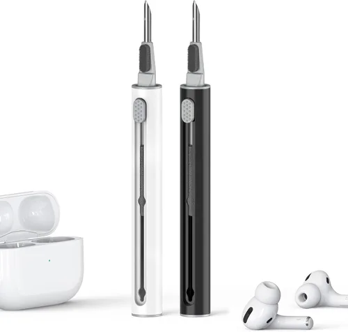 Vista 11 de Kit de limpieza Inesore para Airpods Pro Serie 3 2 1, herramienta de pluma de limpieza multifunción para auriculares, altavoces de iPhone