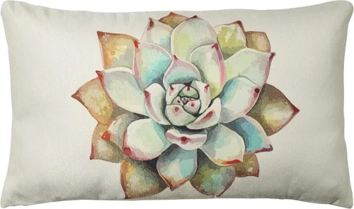 Vista 32 de Fab Habitat Almohada para interiores y exteriores hecha de hilo de poliéster reciclado, doble cara, resistente a las manchas, lavable a máquina