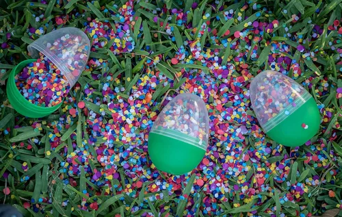 Vista 5 de Fiesta Confetti.Value Confeti de papel colorido mexicano. Bolsa mediana .44lb/200gr.