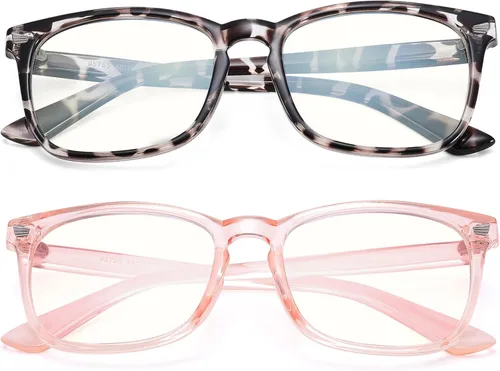 AZorb 2Pack Gafas de Bloqueo de Luz Azul para Niños - TR90 Gafas de Pantalla de Computadora Irrompibles para Niños y Niñas