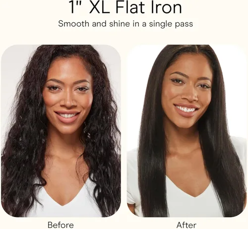 Vista 9 de INFINITIPRO BY CONAIR Plancha plana de cerámica turmalina, 1 pulgada, color morado