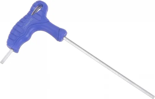 Vista 7 de uxcell Llave inglesa de doble extremo con manija en T de llave hexagonal de 0.059 in, acero métrico CR-V