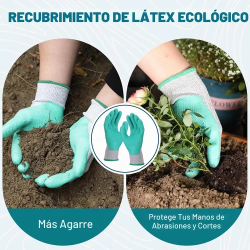 Vista 6 de WORKPRO Juego de herramientas de jardín de aluminio 4 piezas, resistente