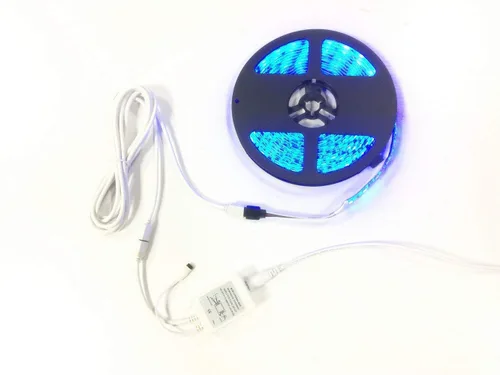 Vista 5 de Cable de extensión LED RGB de 16.4 ft, 16.4 pies, cable de extensión de tira LED de 4 pines, conector de cinta LED flexible para SMD 5050 3528 2835