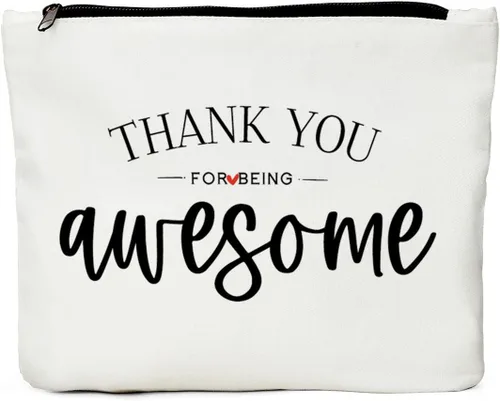 Vista 7 de JIUWEIHU Bolsas de playa, bolsa de protección solar, kit de playa, estuche cosmético impermeable, bolsa de maquillaje de algodón azul, accesorio