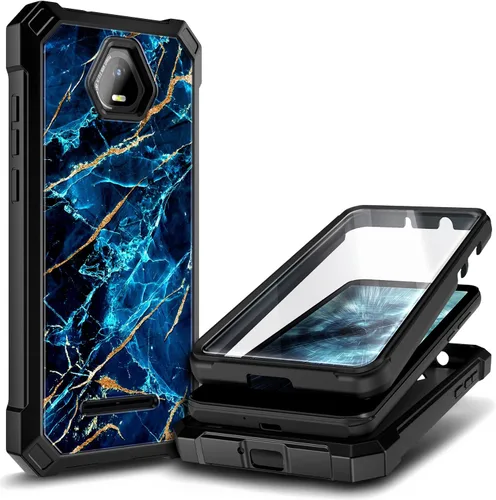 NZND Schok Volt SV55 - Funda protectora de cuerpo completo a prueba de golpes con protector de pantalla integrado para Schok Volt SV55