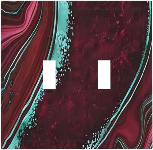 Vista 38 de Placa de Pared Tropical Océano Playa Azul Turquesa Tortuga Marina 1 Pandilla Cubiertas de Salida Duplex Receptáculo Placa Frontal Eléctrica