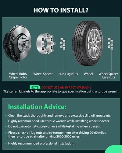 Vista 6 de SCITOO 2X 3.8 cm 4x110mm a 4x110mm espaciadores de ruedas 4 tuercas compatibles con Honda Rancher 350 2000-2006 con pernos de 10x1.25