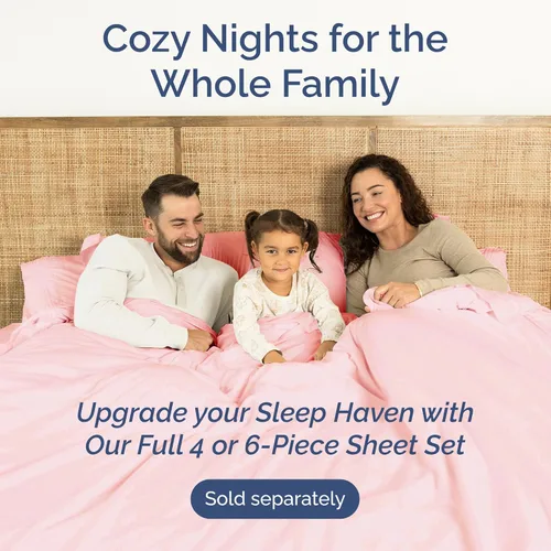 Vista 439 de Sábana encimera de bolsillo profundo, más suave que el algodón egipcio, 1 sábana encimera para colchón tamaño Queen