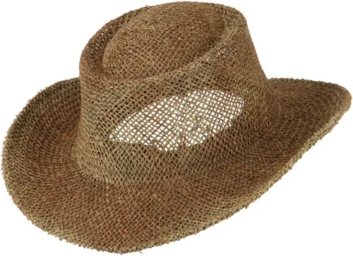 Vista 3 de Outdoor Sombrero de jugador de paja de hierba marina