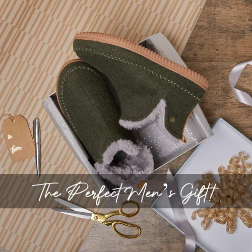 Vista 5 de Dearfoams Alpine Brixen - Botas cómodas de espuma viscoelástica para interiores y exteriores para hombre