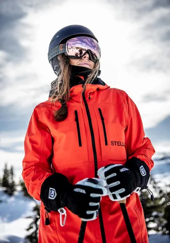 Vista 7 de Hestra Army - Guante de esquí de cuero con 5 dedos para esquí y montañismo