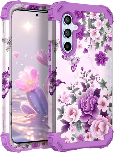 Vista 16 de TEECOVER Funda para Samsung Galaxy A14, resistente a prueba de golpes de servicio pesado, protección completa, parachoques de plástico duro + funda