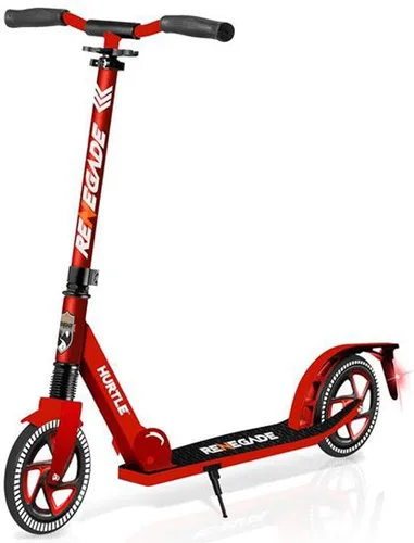 Vista 14 de Hurtle Renegade Kick Scooter for Kids, Teenagers & Adults - 2-Wheel Folding Scooter with Adjustable T-Bar Handlebar - Alloy Anti-Slip Deck