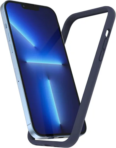 Vista 29 de K TOMOTO Compatible con iPhone 13 Mini (5.4 pulgadas), marco protector de silicona líquida [borde elevado y protección contra caídas] Tacto sedoso