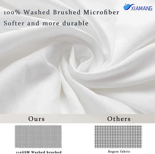 Vista 4 de Juego de funda de edredón tamaño individual de pino plateado, juego de ropa de cama de microfibra suave y 2 fundas de almohada de 20 x 26 pulgadas