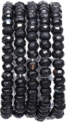 Vista 17 de Cuentas de piedra natural africana de turquesa faceted rondelle 3x4mm semipreciosas sueltas para hacer joyas 38cm