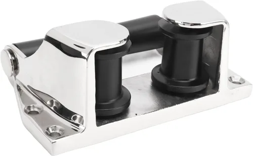 Vista 5 de JUOPZKENN Rodillo de anclaje para barco, rodillo de plomo de lancha de acero inoxidable 316, accesorios de anclaje para marinos