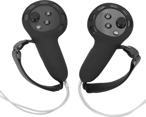 CBDYWVR Controller Grips for MetaOculus Quest 3,Anti-Throw Grips Cover with Adjustable Knuckle Straps,Handle Protective Sleeve Compatible with Meta