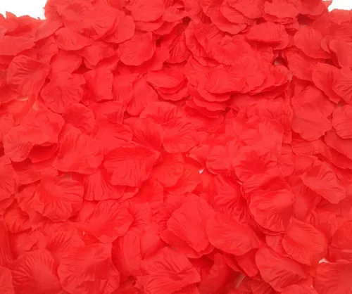 Vista 120 de CODE FLORIST 1100 pétalos de rosa de seda para el día de San Valentín, pétalos de rosa falsos para noches románticas, bodas, propuestas