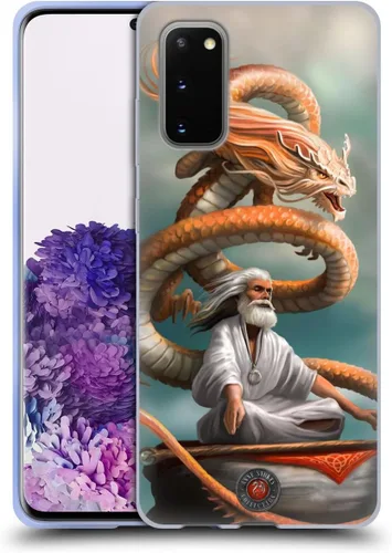 Vista 138 de Head Case Designs Officially Licensed Anne Stokes God's Hammer Guardian Dragons Gel Case [Military Grade Protection] Compatible with Samsung Galaxy