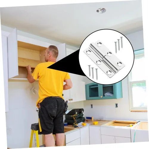 Vista 8 de Bisagras de acero inoxidable resistentes de 4 piezas para puertas y ventanas para uso interior y exterior