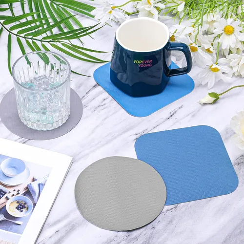 Vista 3 de 4 almohadillas para abridor de tarros, agarres de goma para tarros, abridor de tarros multifunción para personas mayores con manos débiles posavasos