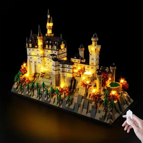 Vista 7 de Kyglaring Kit de luces compatible con Lego 10358 (sin luz de modelo), accesorios de iluminación LED de control remoto compatibles