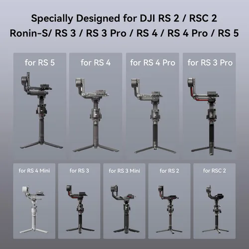 Vista 2 de SmallRig Placa de liberación rápida de 5 pulgadas para cardán tipo Manfrotto diseñada para DJI RS 4 / RS 4 Pro/RS 2 / RSC 2 / Ronin-S/RS 3 / RS 3