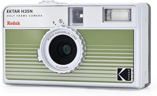 Vista 2 de Kodak EKTAR H35N - Cámara de película de medio marco, 1.49 pulgadas, reutilizable, sin enfoque, función de bombilla, filtro estrella integrado
