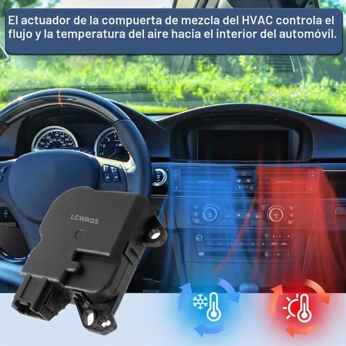 Vista 6 de Actuador de puerta de mezcla de calentador HVAC para Ford F-150 2009-2014, Ford Expedition 2010-2017, Lincoln Navigator 2009-2016, OE 604-252
