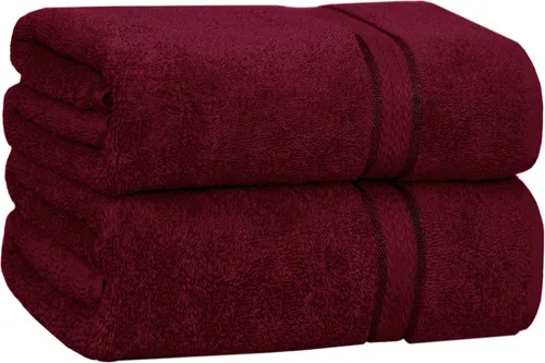 Vista 33 de Cotton Craft colección juego de 2 piezas ultra suaves, tamaño grande, 100% algodón, toalla de baño