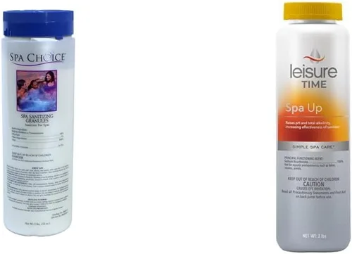 SpaChoice Gránulos de cloro y tiempo libre Spa Up Balancer Hot Tub Cuidado del agua Paquetes de 2 libras