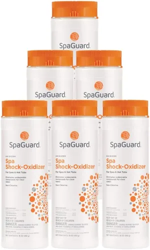 Vista 7 de SpaGuard Oxidante de Choque para Spas y Jacuzzis, 7 lb, Individual, Oxidante Sin Cloro, Fácil de Usar, Tratamiento de Choque de Disolución Rápida