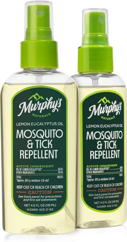 Vista 9 de Murphy's Naturals Spray repelente de insectos de mosquitos y garrapatas, aceite de eucalipto de limón para piel + equipo de exteriores, bomba de 2
