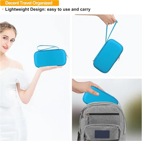 Vista 6 de Elonbo Funda de transporte para calculadora gráfica de color Texas Instruments TI-84 Plus CE/TI-84 Plus/TI-83 Plus/TI-83 Plus CE, bolsillo de malla