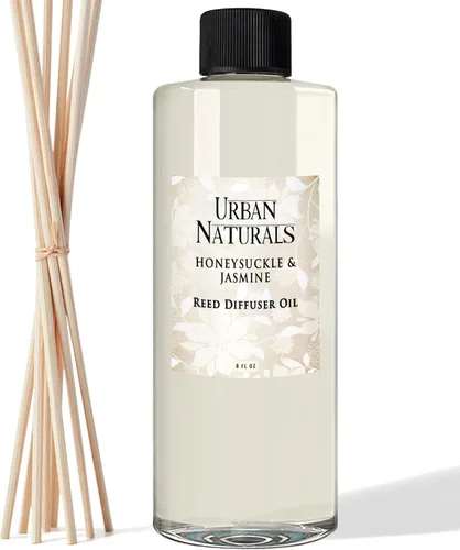 Vista 51 de Urban Naturals Recambio de difusor de varillas de aceite de eucalipto y salvia y varillas Eucalipto, salvia, menta, lima y madera de cedro, 4
