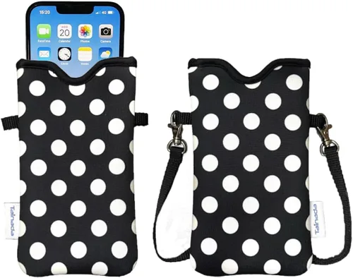 Vista 97 de Tainada Funda Estuche Bolsa de Neopreno para Teléfono para Hombres y Mujeres con Correa Cruzada/Cordón para el Cuello para iPhone 17/16/15 Pro Max
