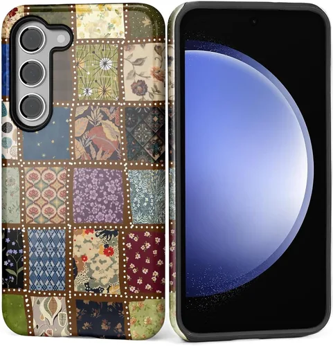 Vista 22 de Funda para Samsung Galaxy S23, Funda Híbrida Resistente 2 en 1 de Cuerpo Completo Resistente a Golpes con Protección Brillante para Samsung Galaxy