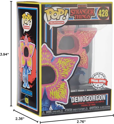 Vista 5 de Pop! Televisión Stranger Things 428 Demogorgon Luz negra