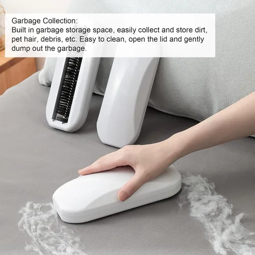 Vista 2 de Barredora de migas de mano, colector de escombros de alfombras profesional portátil para sala de estar para escritorio