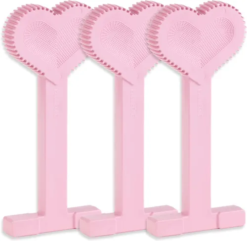 Vista 19 de Bullibone Juguete masticable de nailon para perros masticadores agresivos, hueso de higiene dental con sabor a tocino, juguetes duraderos