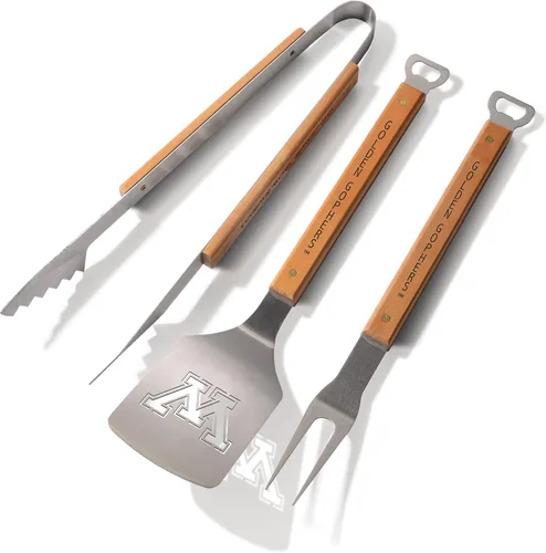 Vista 19 de YouTheFan NCAA Classic Series - Juego de barbacoa de 3 piezas