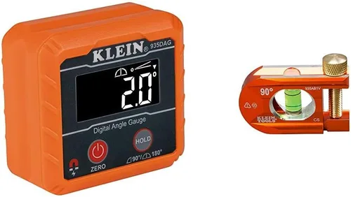 Vista 9 de Klein Tools 935DAG - Nivel digital electrónico y medidor de ángulo, (mide rangos de 0 a 90° y 0 a 180°) mide y establece ángulos