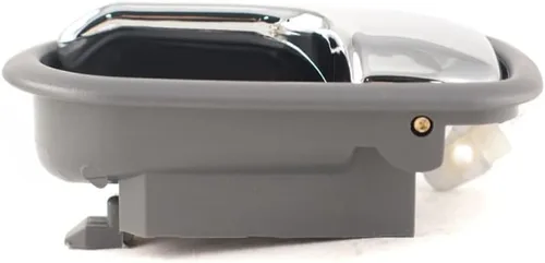 Vista 8 de KarParts360 Para Mazda 626 - Manija de puerta interior delantera o trasera, bisel gris del lado del conductor con palanca cromada (1993-1997)