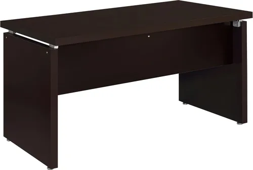 Vista 8 de Coaster Home Furnishings 800891 escritorio contemporáneo para computadora color capuchino.